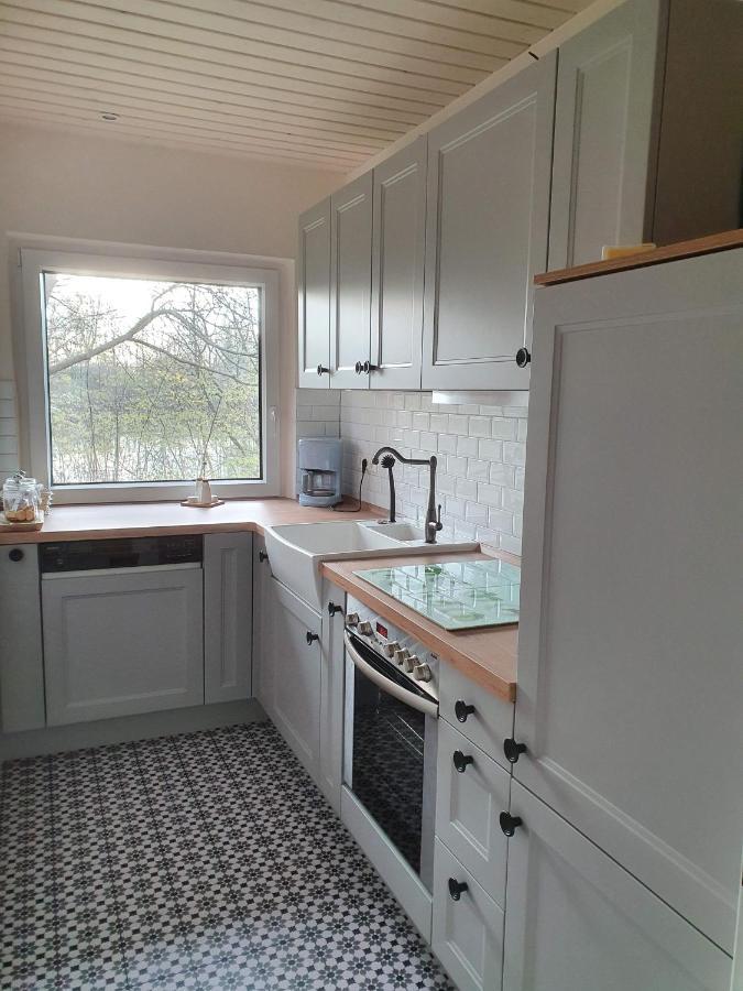 בוקהורן Ferienhaus Blauer See Mit Optionalem Hot-Tub מראה חיצוני תמונה